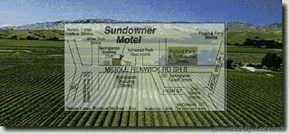 Sundowner Motel Blenheim Exterior foto